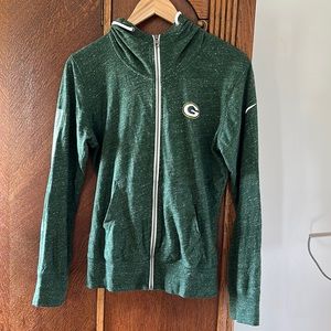 NFL Team Apparel Green Bay Zip Up Hoodie